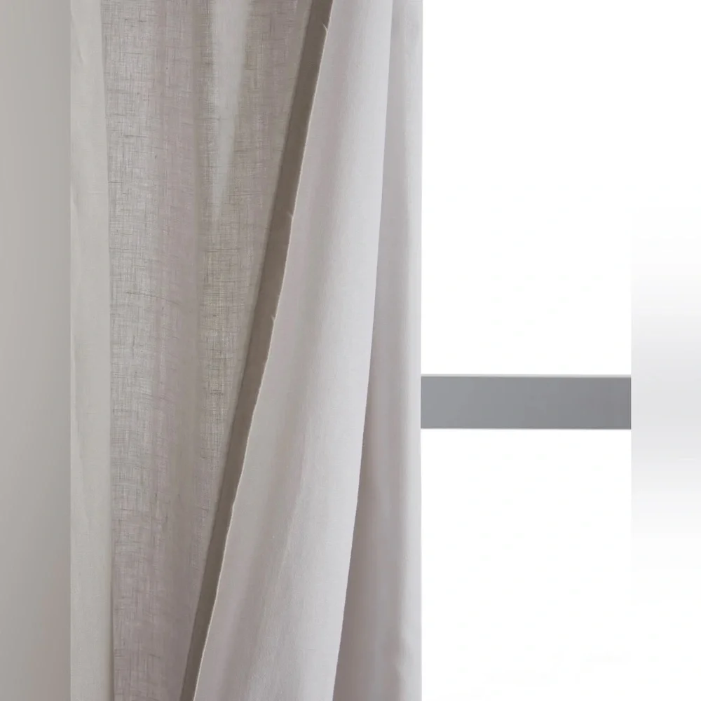 Quince European Linen Curtain Set of 2